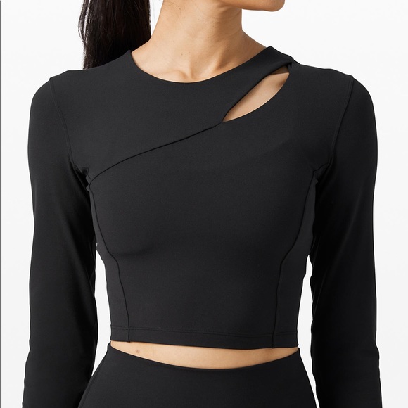 lululemon athletica Tops - Lululemon aligned angles long sleeve - black